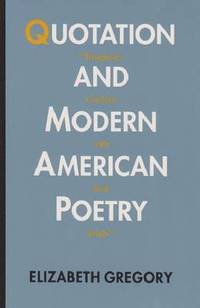 bokomslag Quotation & Modern am Poetry