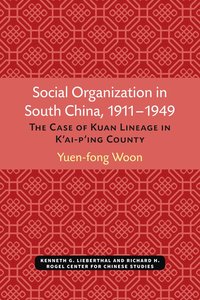 bokomslag Social Organization in South China, 1911-1949