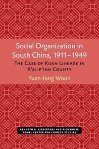 bokomslag Social Organization in South China, 19111949