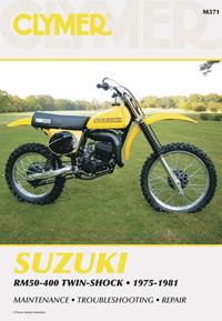 bokomslag Suzuki RM50-400 Twin Shock Motorcycle (1975-1981) Service Repair Manual