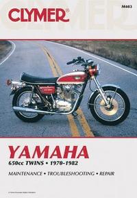 bokomslag Yamaha 650cc Twins Motorcycle, 1970-1982 Service Repair Manual