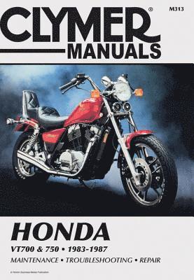 bokomslag Honda VT700 & VT750 Shadow Motorcycle (1983-1987) Service Repair Manual