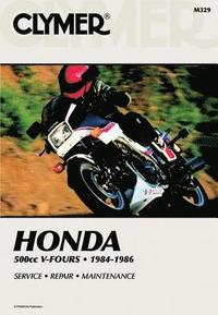 bokomslag Honda 500cc V-Fours Magna & Inceptor Motorcycle (1984-1986) Service Repair Manual