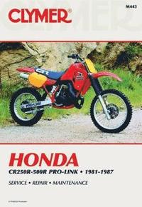 bokomslag Honda CR250R-500R Pro-Link Motorcycle (1981-1987) Service Repair Manual