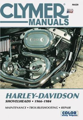 Harley-Davidson Shovelhead Motorcycle (1966-1984) Clymer Repair Manual 1