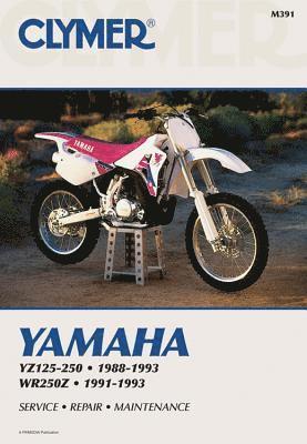 bokomslag Yamaha YZ125-250 (1988-1993) & WR250Z (1991-1993) Motorcycle Service Repair Manual