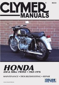 bokomslag Honda CB/CL450 & CB500T Motorcycle (1965-1976) Service Repair Manual