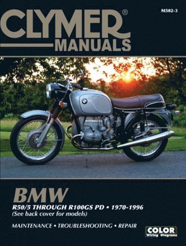 bokomslag BMW Airhead R50/5 through R100GS PD (1970-1996) Service Repair Manual