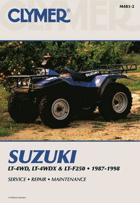 bokomslag Suzuki LT-4WD, LT-F4WDX & LT-F250 ATV (1987-1998) Service Repair Manual