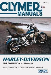 bokomslag Harley-Davidson FXD Evolution Motorcycle (1991-1998) Clymer Repair Manual