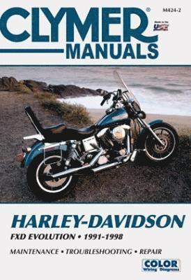 Harley-Davidson FXD Evolution Motorcycle (1991-1998) Clymer Repair Manual 1