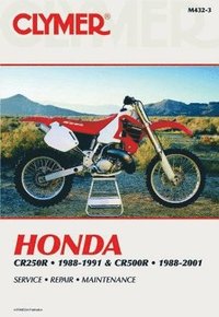 bokomslag Honda CR250R (1988-1991) & CR500R (1988-2001) Motorcycle Service Repair Manual
