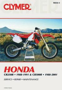 bokomslag Honda CR250R (1988-1991) & CR500R (1988-2001) Motorcycle Service Repair Manual