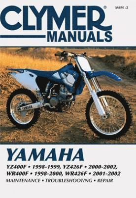 bokomslag Yamaha YZ400F, YZ426F, WR400F & WR426F Motorcycle (1998-2002) Service Repair Manual