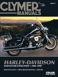 bokomslag Harley-Davidson Road King, Electra, Tour Glide, Low Rider Motorcycle (1984-1998) Clymer Repair Manual