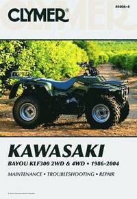 bokomslag Clymer Kawasaki Bayou Klf300 2Wd