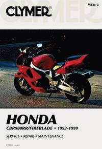 bokomslag Honda CBR900RR/Fireblade Motorcycle (1993-1999) Service Repair Manual
