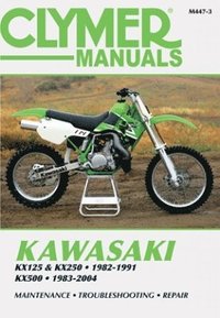 bokomslag Kawasaki KX125/250 (1982-1991) & KX500 (1983-2004) Motorcycle Service Repair Manual