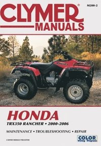 bokomslag Honda TRX350 Rancher Series ATV (2000-2006) Service Repair Manual