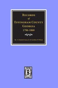 bokomslag Effingham County, Georgia, Records of.