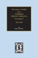 bokomslag Death & Marriages from Tarboro, North Carolina Newspapers, 18241-1865