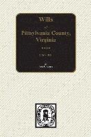 bokomslag Pittsylvania County, Virginia 1767-1820, Wills of.