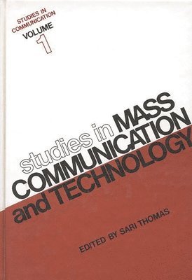 Sari Thomas, Unknown - Studies in Communication, Volume 1, Inbunden