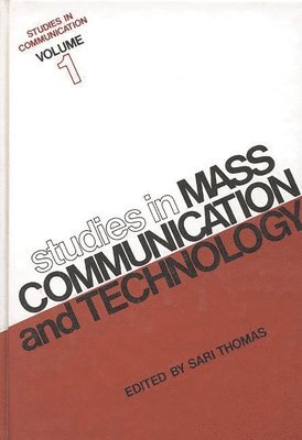Studies in Communication, Volume 1 1