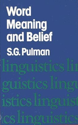 bokomslag Work Meaning and Belief