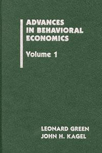 bokomslag Advances in Behavioral Economics, Volume 1