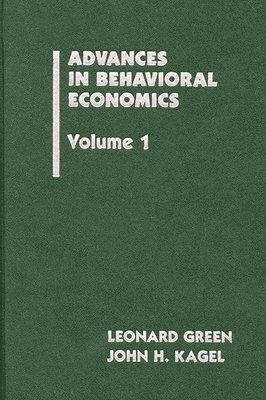 bokomslag Advances in Behavioral Economics, Volume 1