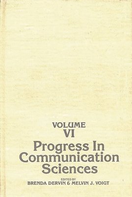 Progress in Communication Sciences, Volume 6 1