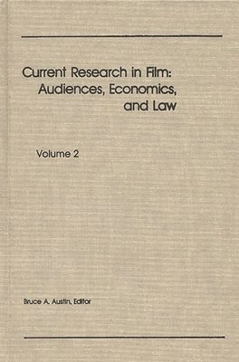 bokomslag Current Research in Film