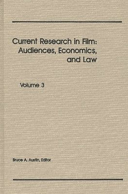 bokomslag Current Research in Film