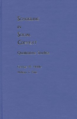 Schooling in Social Context 1