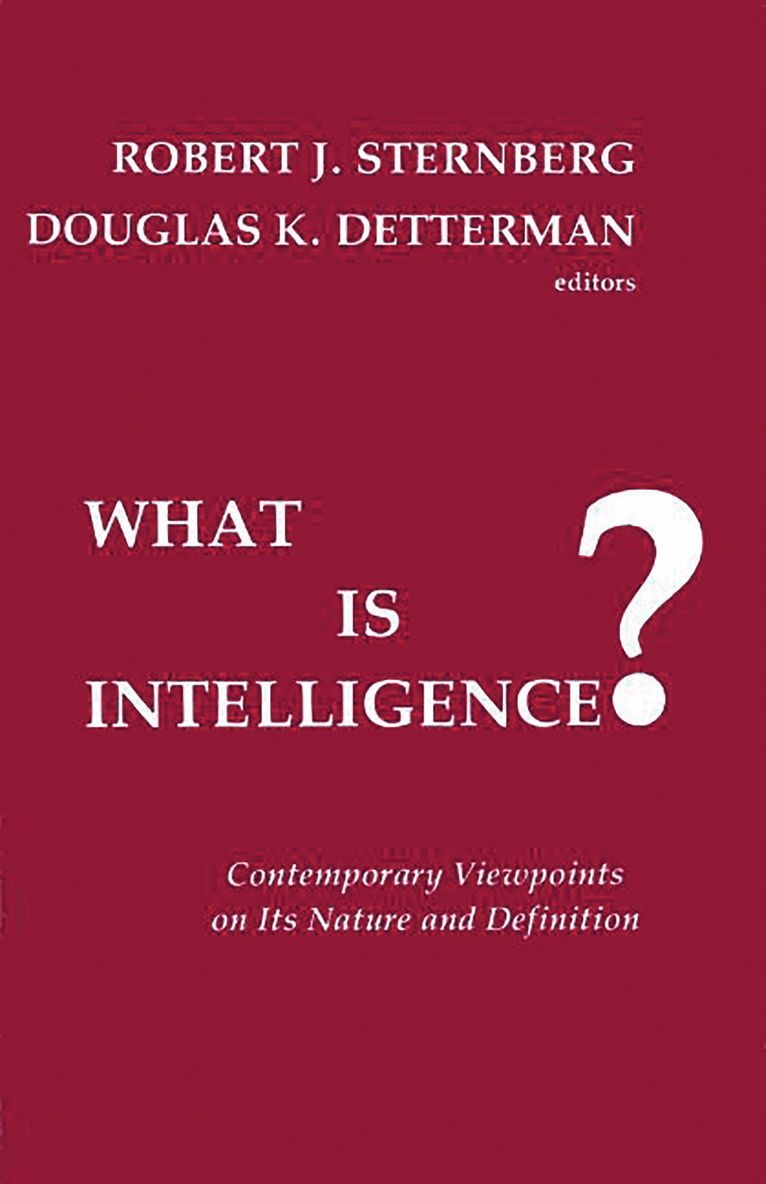 Robert Sternberg - What is Intelligence?, Häftad