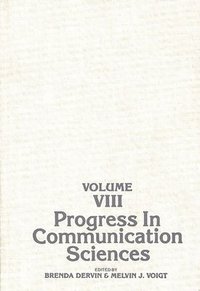 bokomslag Progress in Communication Sciences, Volume 8