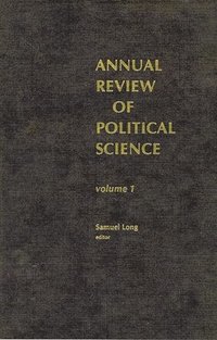 bokomslag Annual Review of Political Science, Volume 1