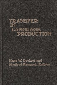 bokomslag Transfer in Language Production