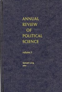 bokomslag Annual Review of Political Science, Volume 2
