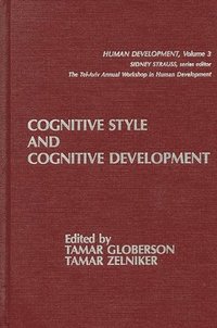 bokomslag Cognitive Style and Cognitive Development