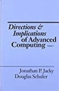 bokomslag Directions and Implications of Advanced Computing