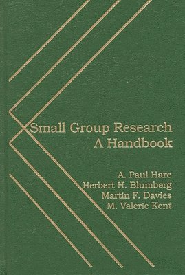 bokomslag Small Group Research