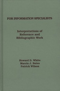 bokomslag For Information Specialists