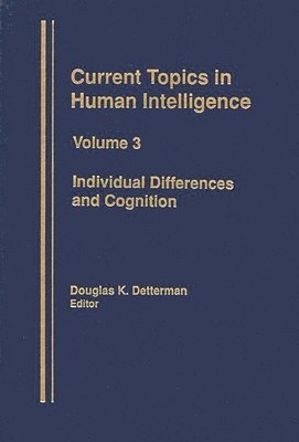 bokomslag Individual Differences and Cognition