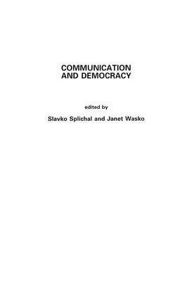 Communication and Democracy 1