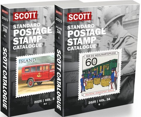 2025 Scott Stamp Postage Catalogue Volume 3: Cover Countries G-I (2 Copy Set): Scott Stamp Postage Catalogue Volume 2: G-I 1
