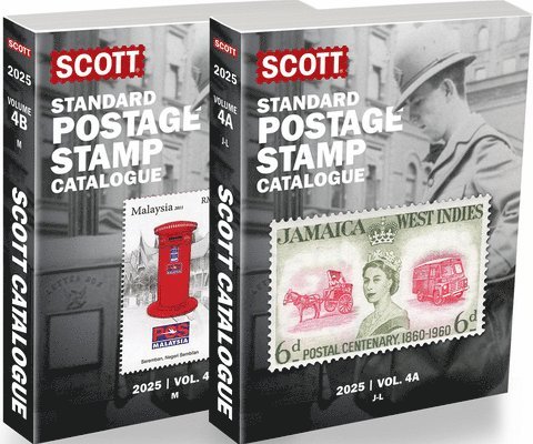 2025 Scott Stamp Postage Catalogue Volume 4: Cover Countries J-M (2 Copy Set): Scott Stamp Postage Catalogue Volume 4: Countries J-M 1