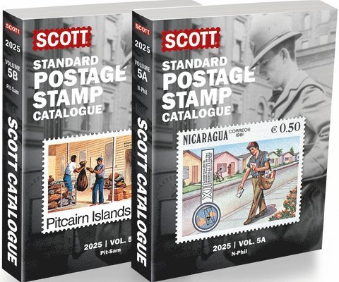 2025 Scott Stamp Postage Catalogue Volume 5: Cover Countries N-Sam (2 Copy Set): Scott Stamp Postage Catalogue Volume 5: Countries N-Sam 1