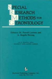 bokomslag Special Research Methods for Gerontology